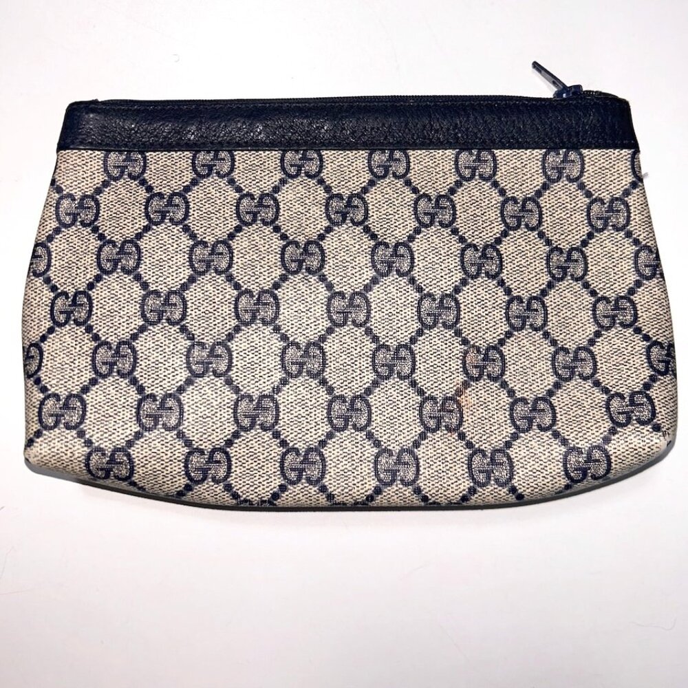 Gucci Blue Cosmetic Pouch